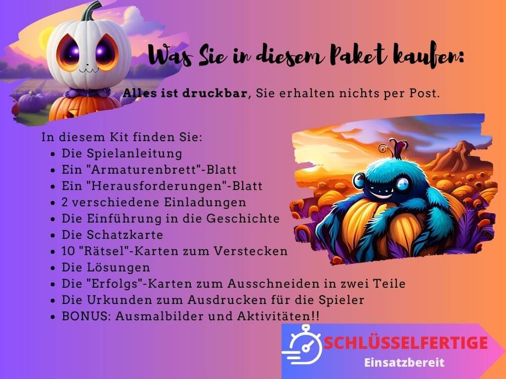 Halloween Schatzsuche