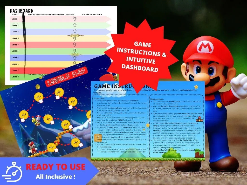 Chasse au trésor MARIO
