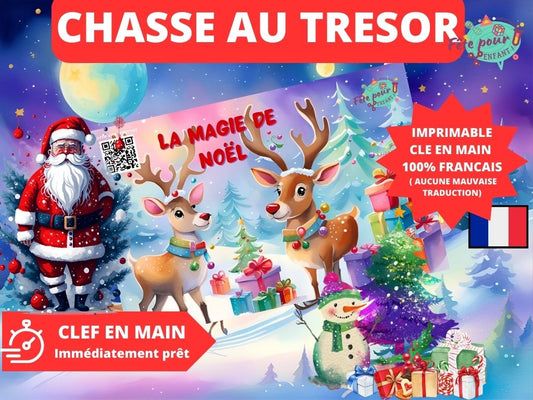 Chasse au trésor Noël - Fete pour enfant