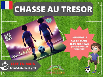 Chasse au trésor FOOT - Fete pour enfant
