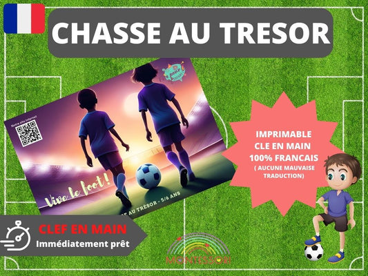 Chasse au trésor FOOT - Fete pour enfant