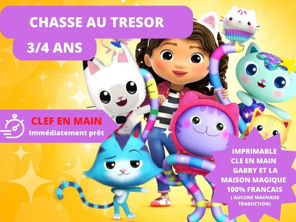 Chasse au trésor Petit chat - Fete pour enfant