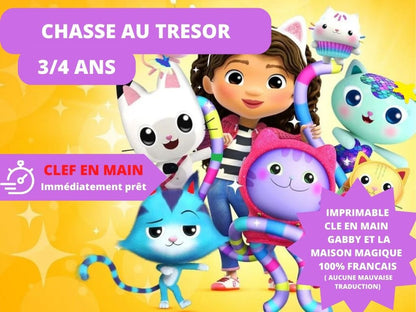 Chasse au trésor Petit chat - Fete pour enfant