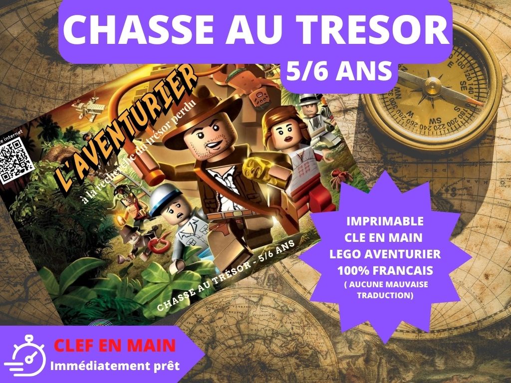 Chasse au trésor Aventurier - Fete pour enfant