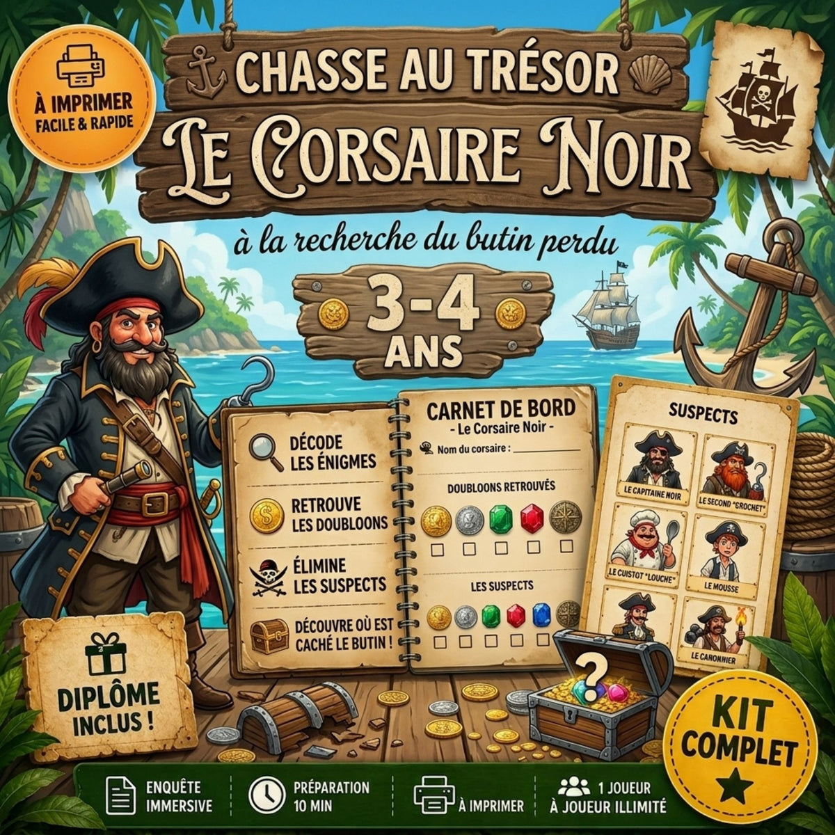 Pirate treasure hunt