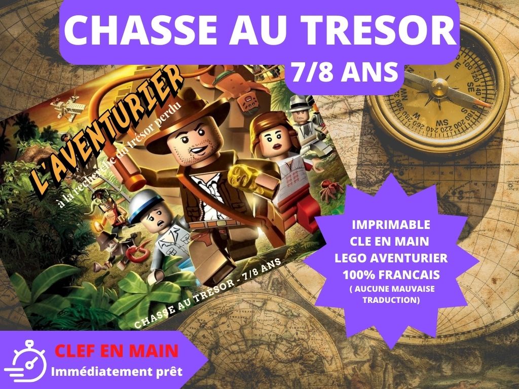 Chasse au trésor Aventurier - Fete pour enfant