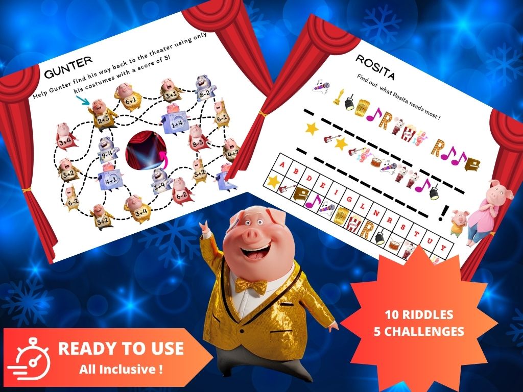Treasure hunt  SING - Fete pour enfant
