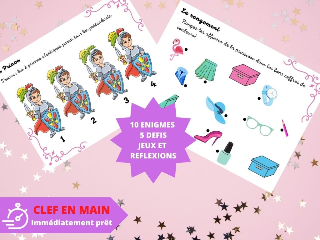 Chasse au trésor Princesse - Fete pour enfant