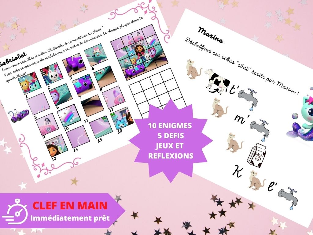 Chasse au trésor Petit chat - Fete pour enfant