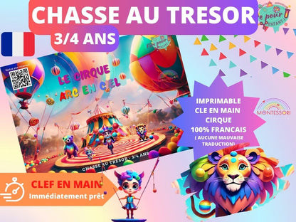 Chasse au trésor Cirque Arc En Ciel - Fete pour enfant