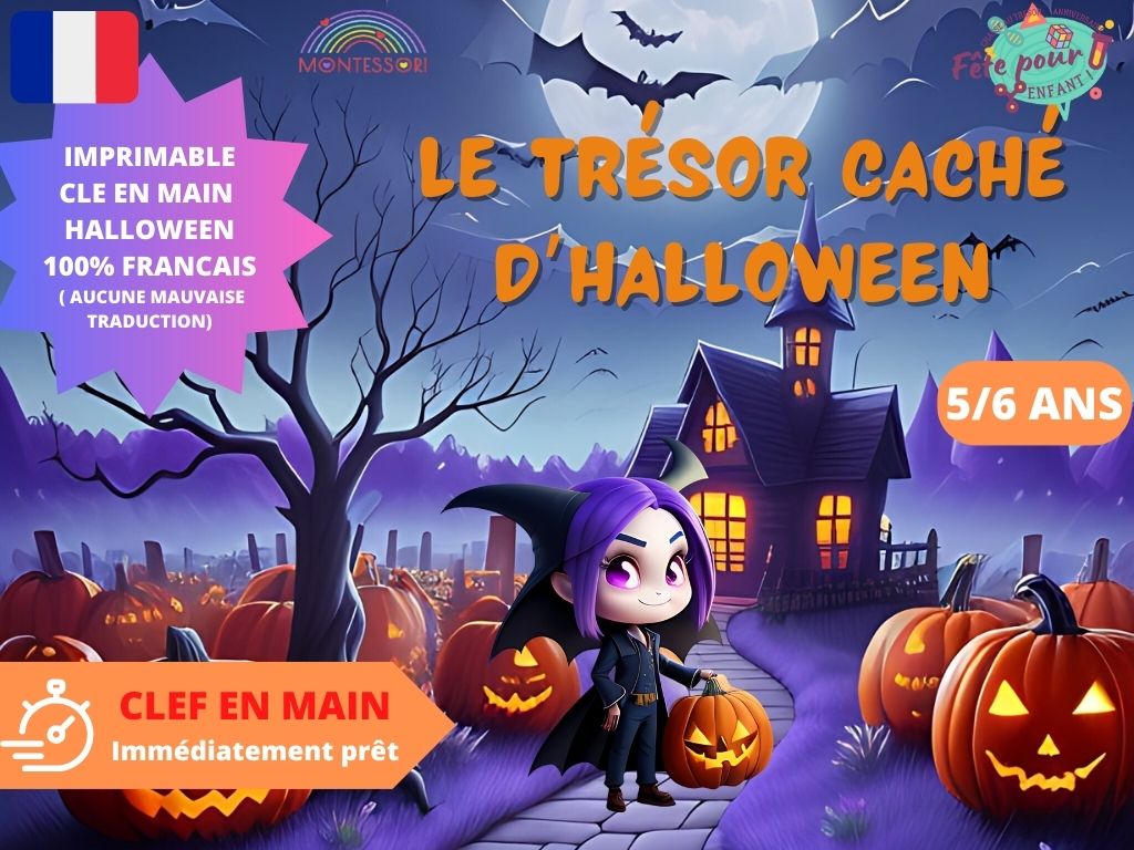 Chasse au trésor Halloween - Fete pour enfant