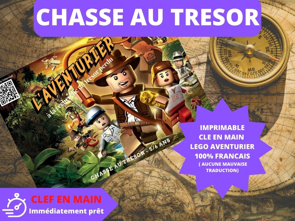 Chasse au trésor Aventurier - Fete pour enfant