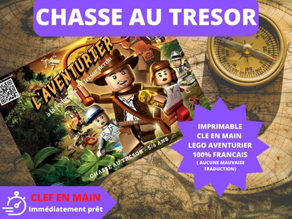 Chasse au trésor Aventurier - Fete pour enfant