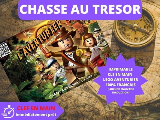 Chasse au trésor Aventurier - Fete pour enfant