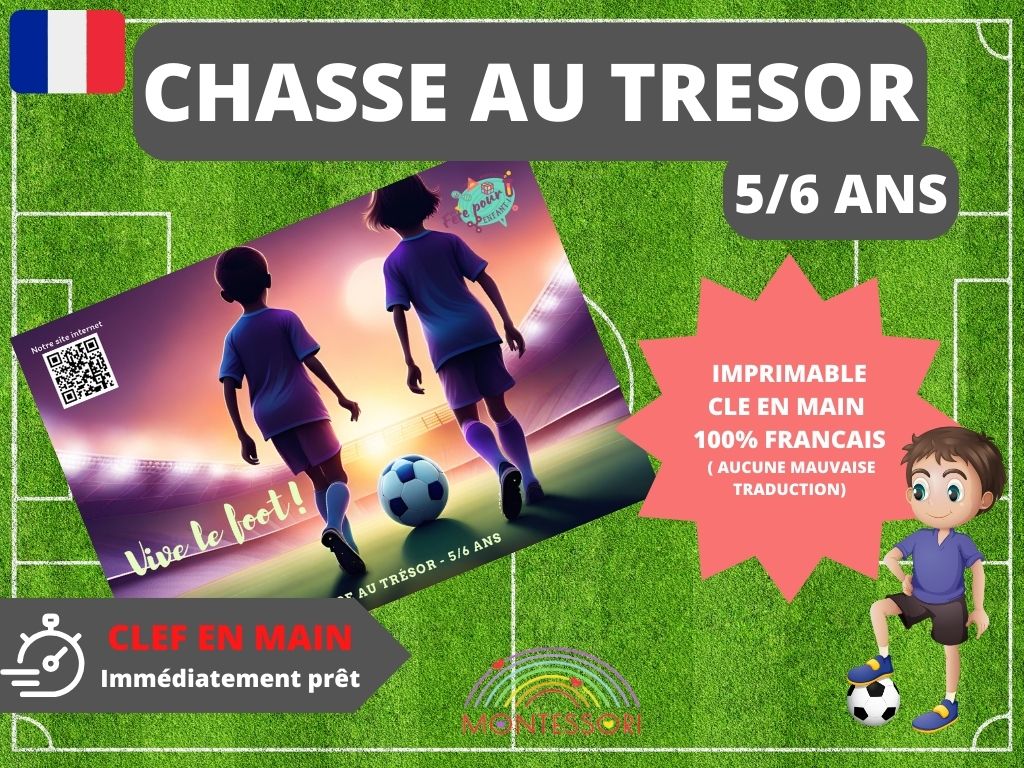 Chasse au trésor FOOT - Fete pour enfant