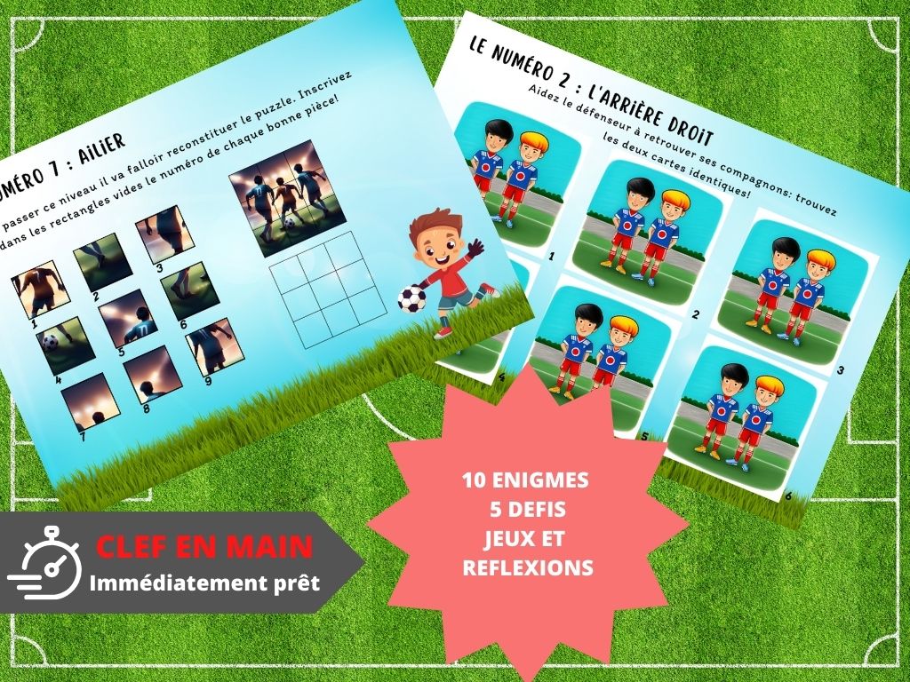 Chasse au trésor FOOT - Fete pour enfant