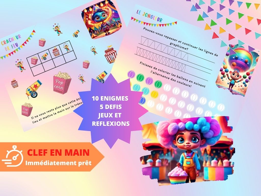 Chasse au trésor Cirque Arc En Ciel - Fete pour enfant