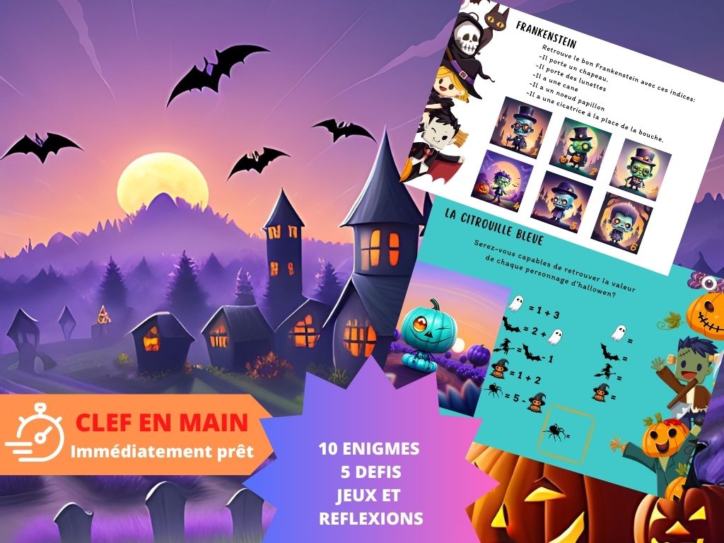 Chasse au trésor Halloween - Fete pour enfant