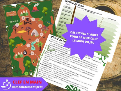 Chasse au trésor Aventurière - Fete pour enfant