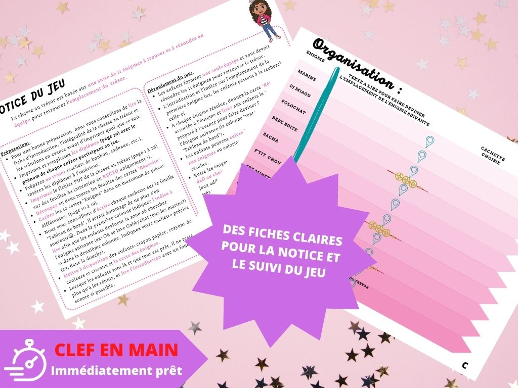 Chasse au trésor Petit chat - Fete pour enfant