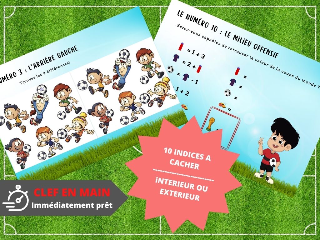 Chasse au trésor FOOT - Fete pour enfant
