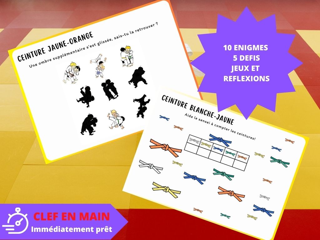 Chasse au trésor Judo - Fete pour enfant