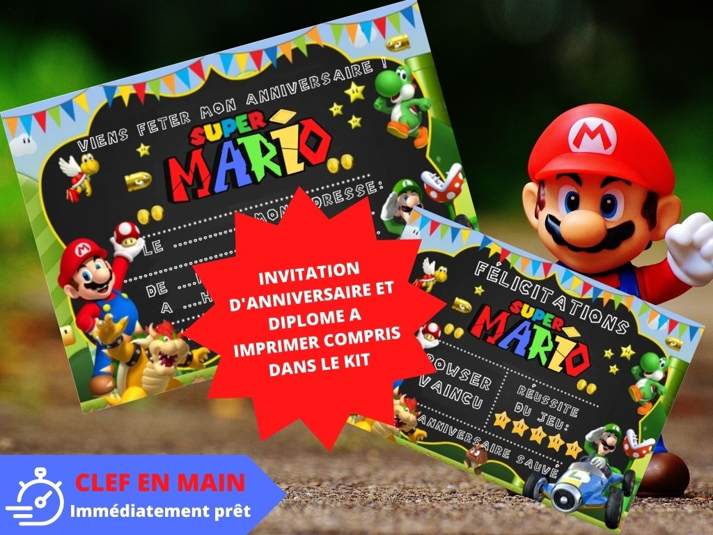 Chasse au trésor MARIO - Fete pour enfant
