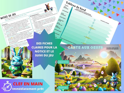 Chasse au trésor Chevaliers Lapins pour PÂQUES - Fete pour enfant