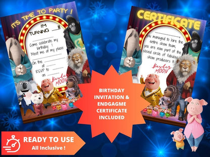 Treasure hunt  SING - Fete pour enfant