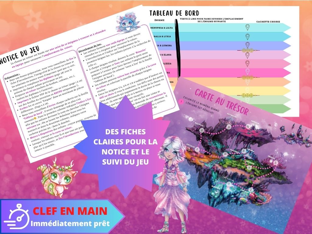 Chasse au trésor Nebulous Stars - Fete pour enfant