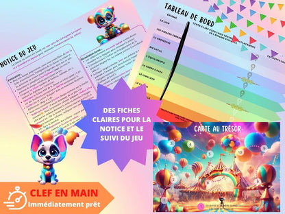 Chasse au trésor Cirque Arc En Ciel - Fete pour enfant
