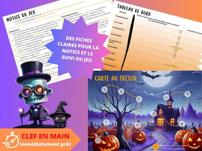 Chasse au trésor Halloween - Fete pour enfant