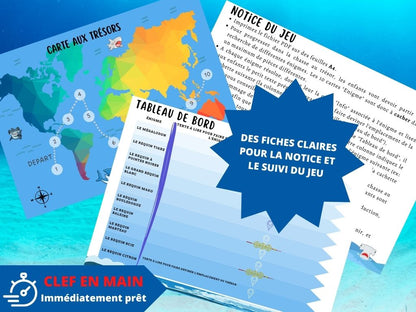 Chasse au trésor Requin - Fete pour enfant