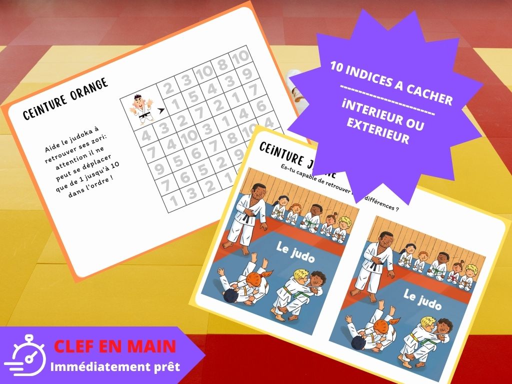 Chasse au trésor Judo - Fete pour enfant