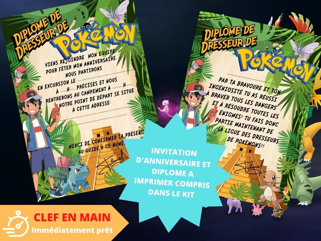 Chasse au trésor Poké - Fete pour enfant