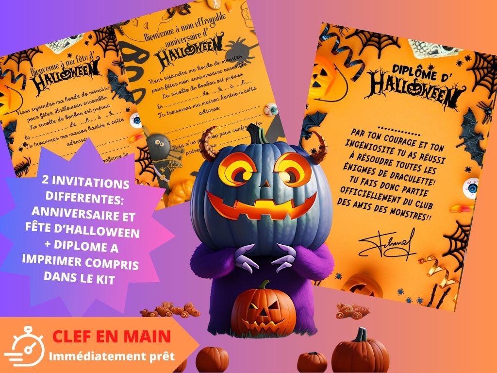Chasse au trésor Halloween - Fete pour enfant