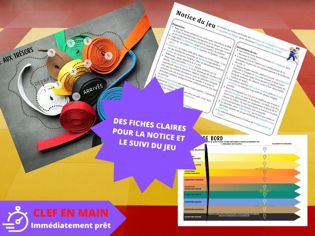 Chasse au trésor Judo - Fete pour enfant