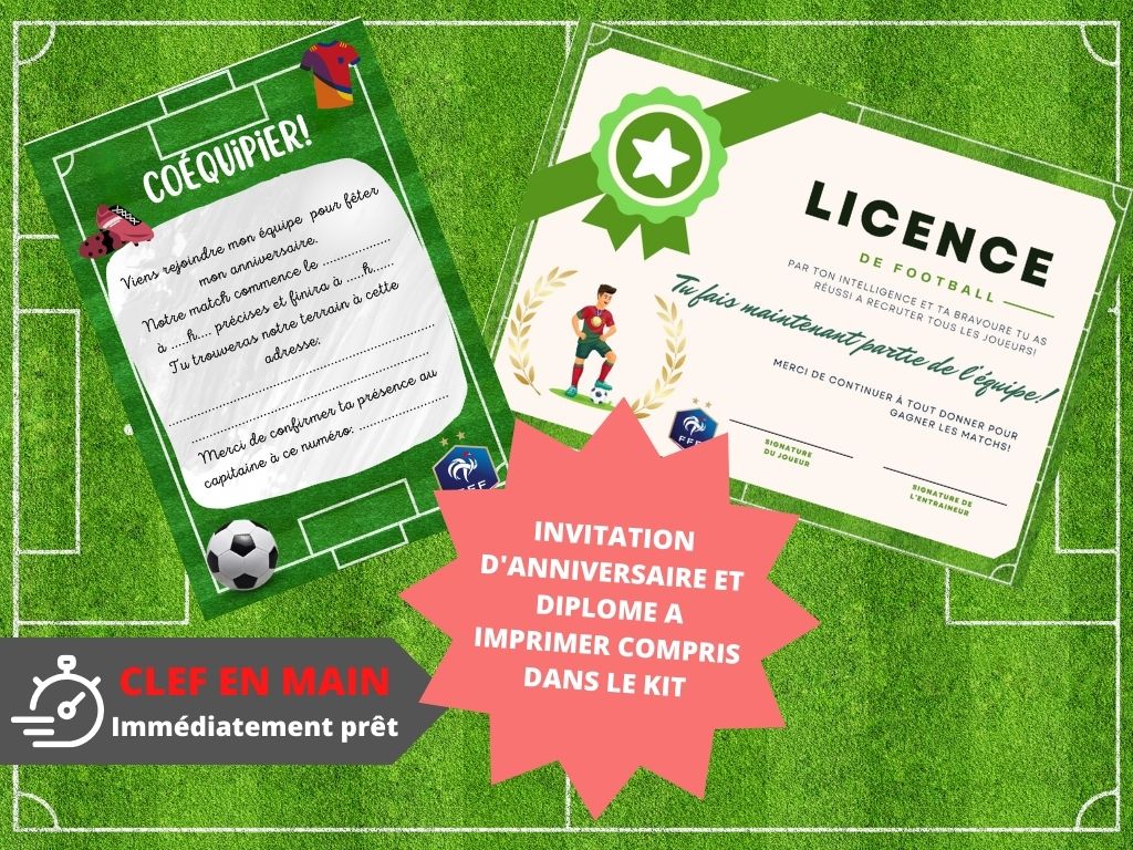 Chasse au trésor FOOT - Fete pour enfant