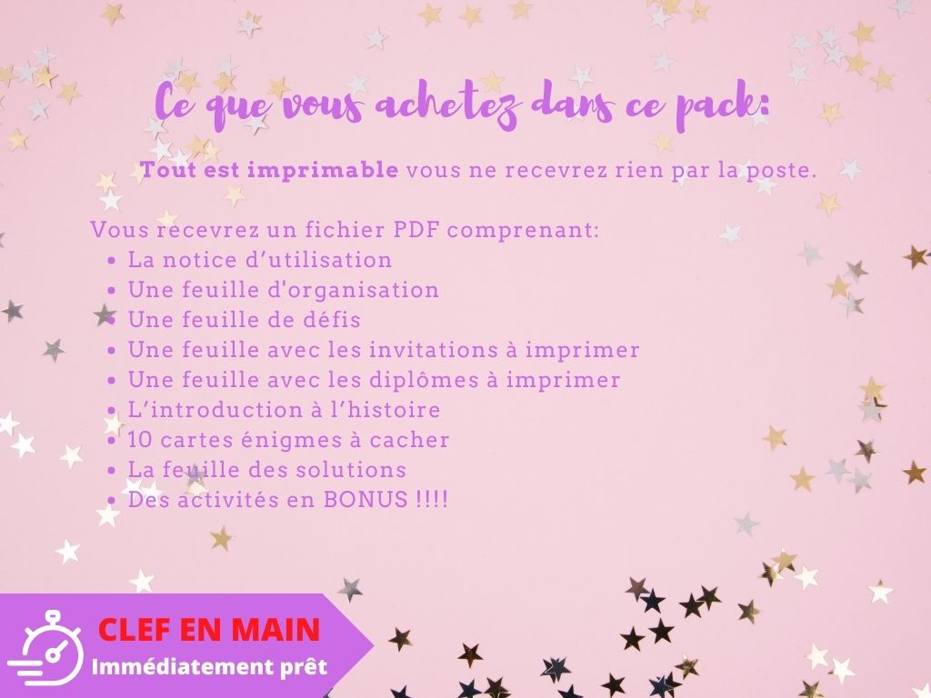 Chasse au trésor Petit chat - Fete pour enfant