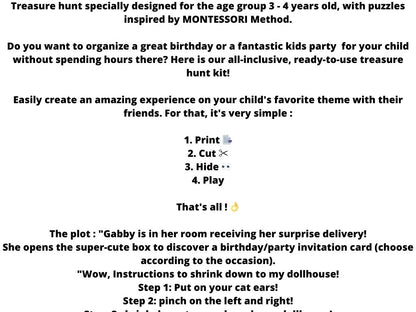Treasure hunt  SING - Fete pour enfant