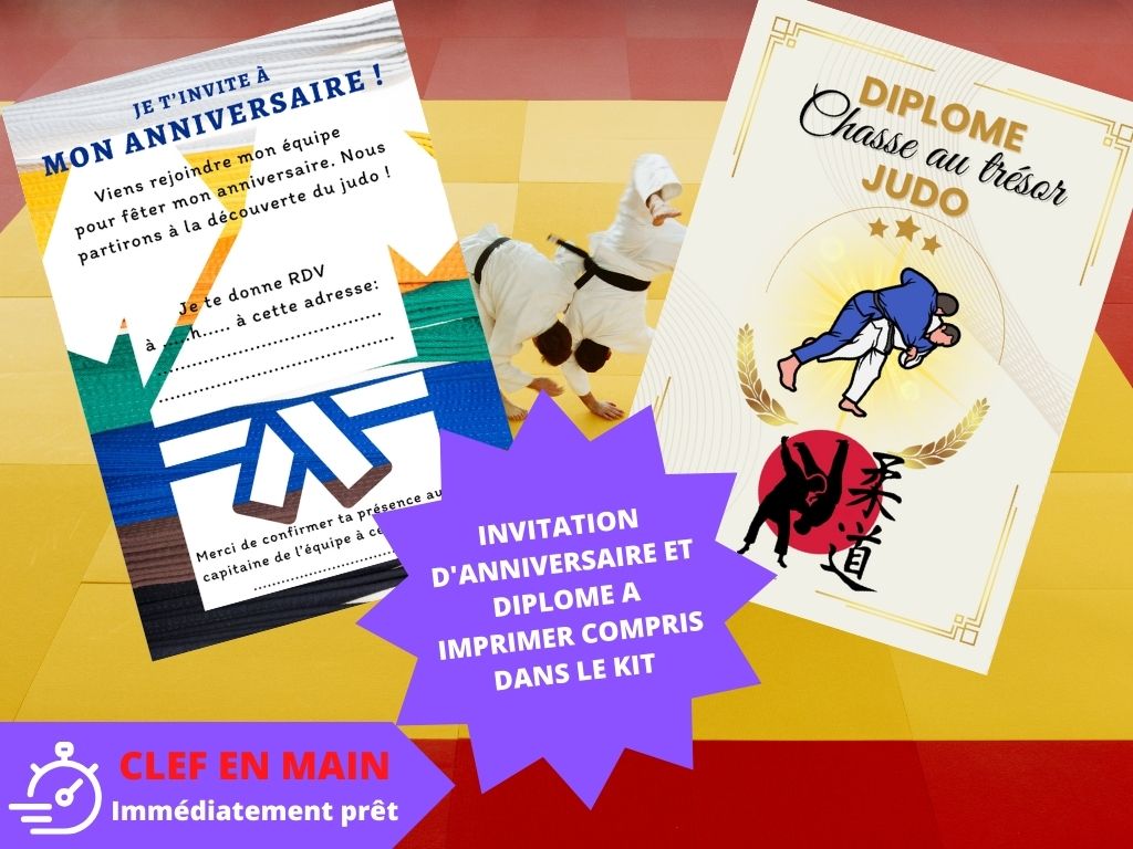 Chasse au trésor Judo - Fete pour enfant