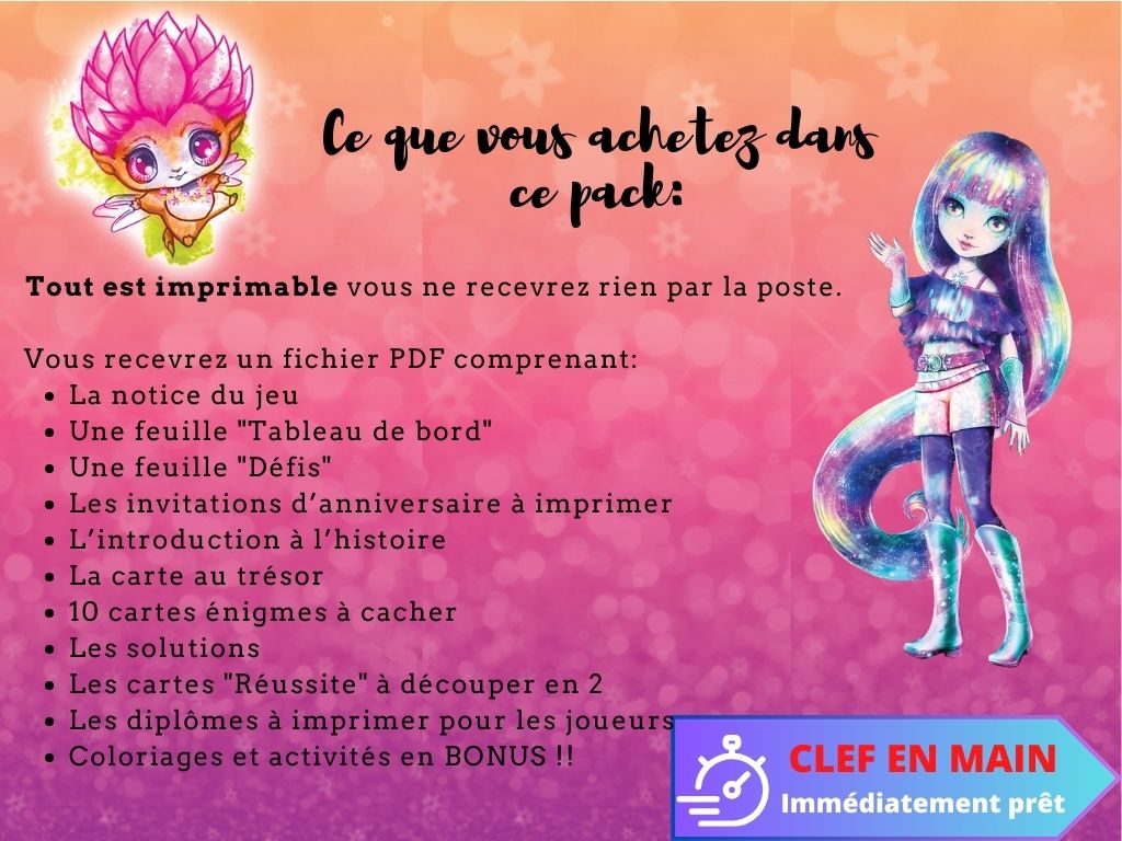Chasse au trésor Nebulous Stars - Fete pour enfant