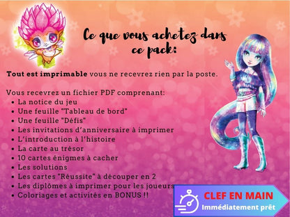 Chasse au trésor Nebulous Stars - Fete pour enfant