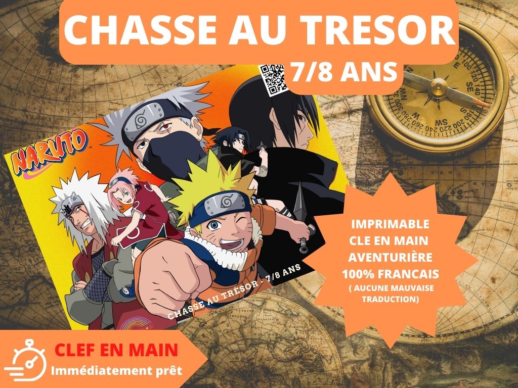 Chasse au trésor Naruto - Fete pour enfant