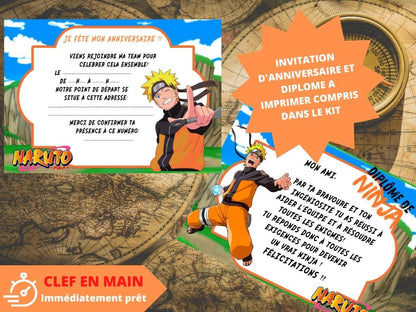 Chasse au trésor Naruto - Fete pour enfant