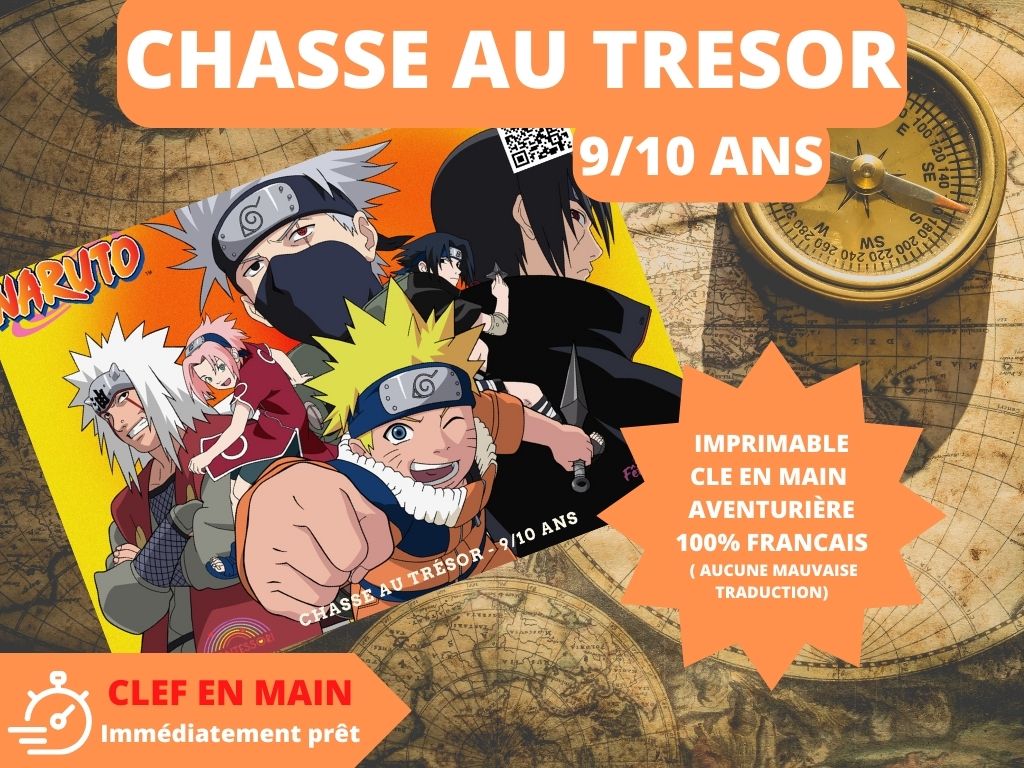 Chasse au trésor Naruto - Fete pour enfant