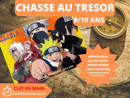 Chasse au trésor Naruto - Fete pour enfant