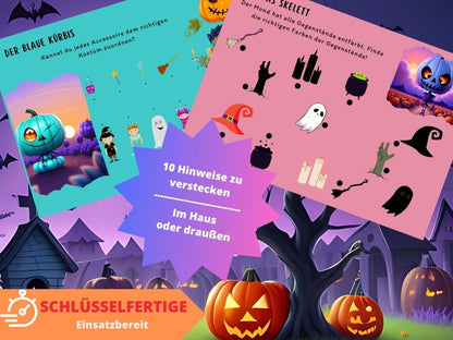 Halloween-Schatzsuche