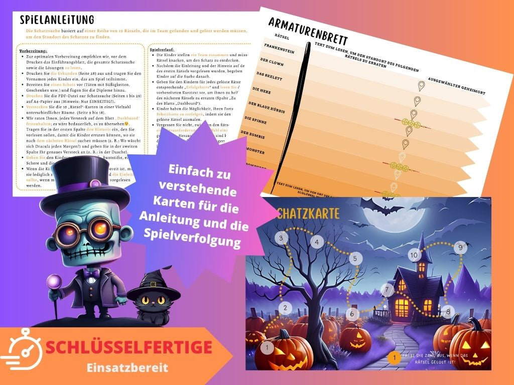 Halloween-Schatzsuche