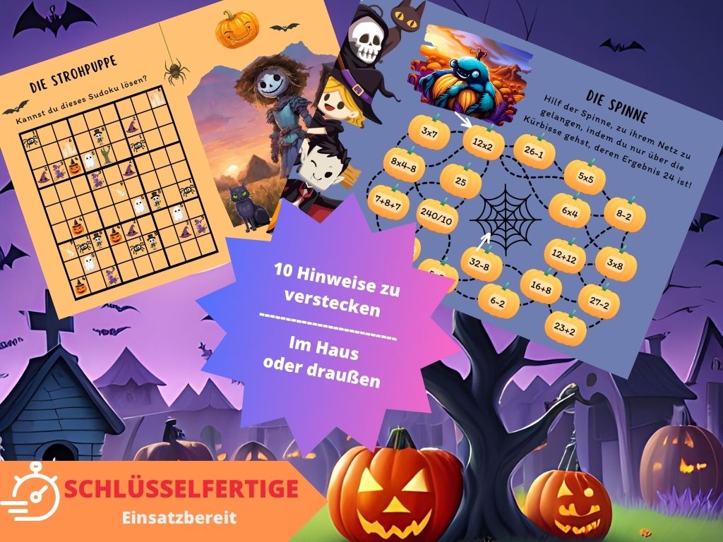 Halloween-Schatzsuche